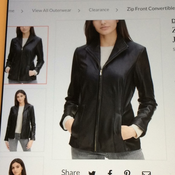 ‼️PRICE ⬇️❤️EUC Wilson’s black leather jacket - Picture 3 of 8